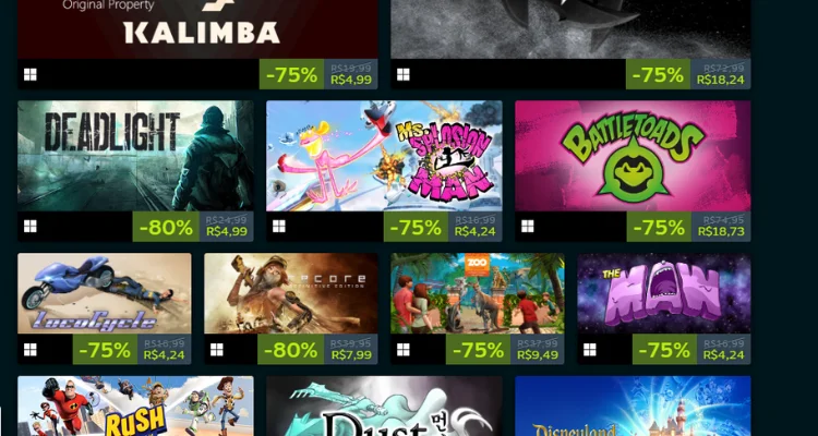 MEGA SALE - Steam - Xbox Game Studios em Promoção - Oferta
