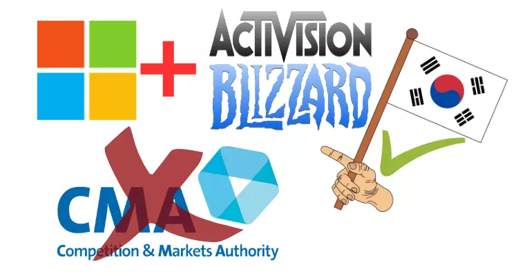Microsoft e Activision King - CMA - Coreia do Sul