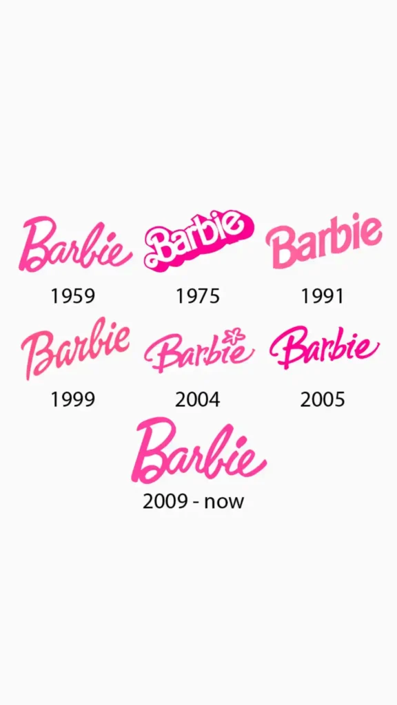 Barbie 22 Curiosidades - logo tipos da Barbie
