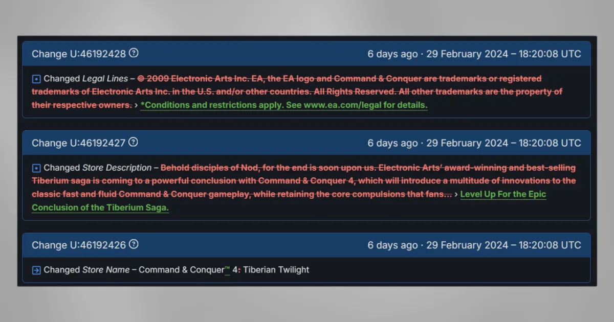 Arquivos de Command & Conquer 3.