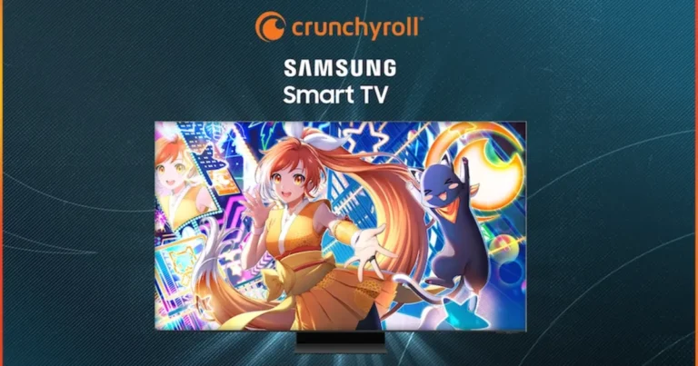 Crunchyroll na Smart TV Samsung. (Créditos Crunchyroll).