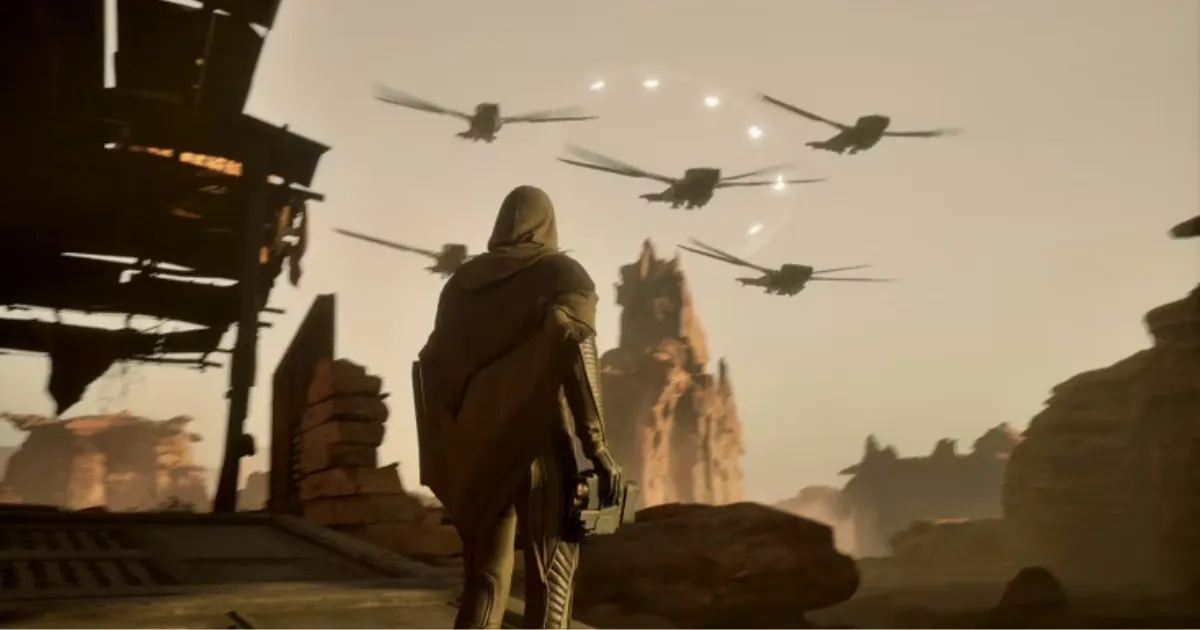 Dune Awakening com Unreal Engine 5.