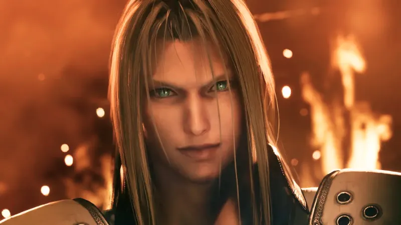Final Fantasy 7 Rebirth Sephiroth Limitado a Área Específica.