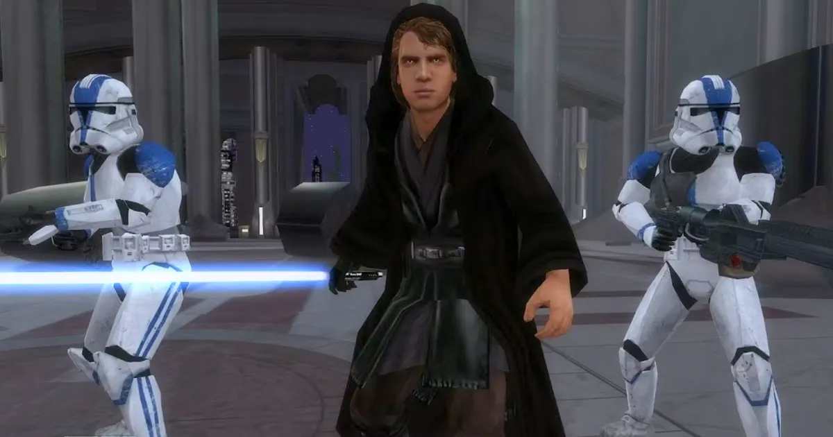 Luke Skywalker e Clones em Star Wars Battlefront Classic