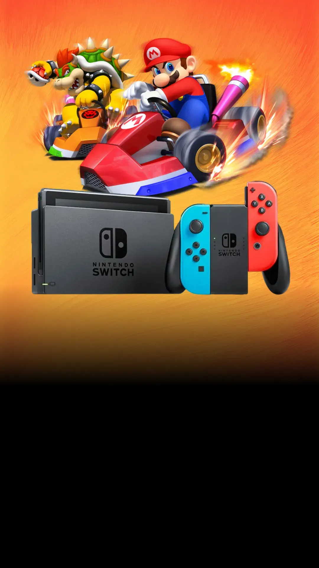 Pacote Nintendo Switch com Mario Kart 8 está em destaque por R