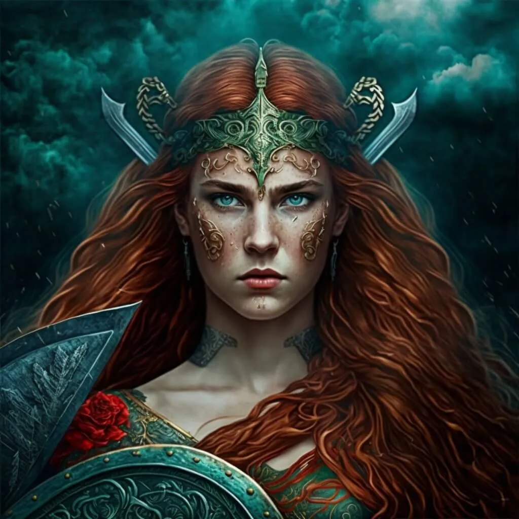 Novo God of War - Morrigan - deusa celta da guerra.