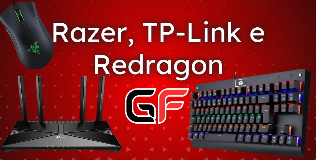 Ofertas Dezembro Amazon Razer, TP-Link e Redragon.