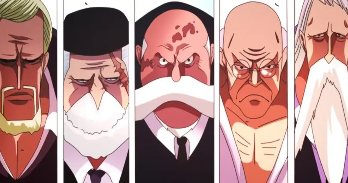 Os Cinco Anciões (Gorousei) em One Piece.