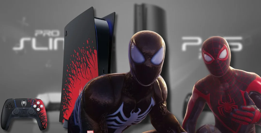 PS5 Slim e Pacote Spider-Man 2
