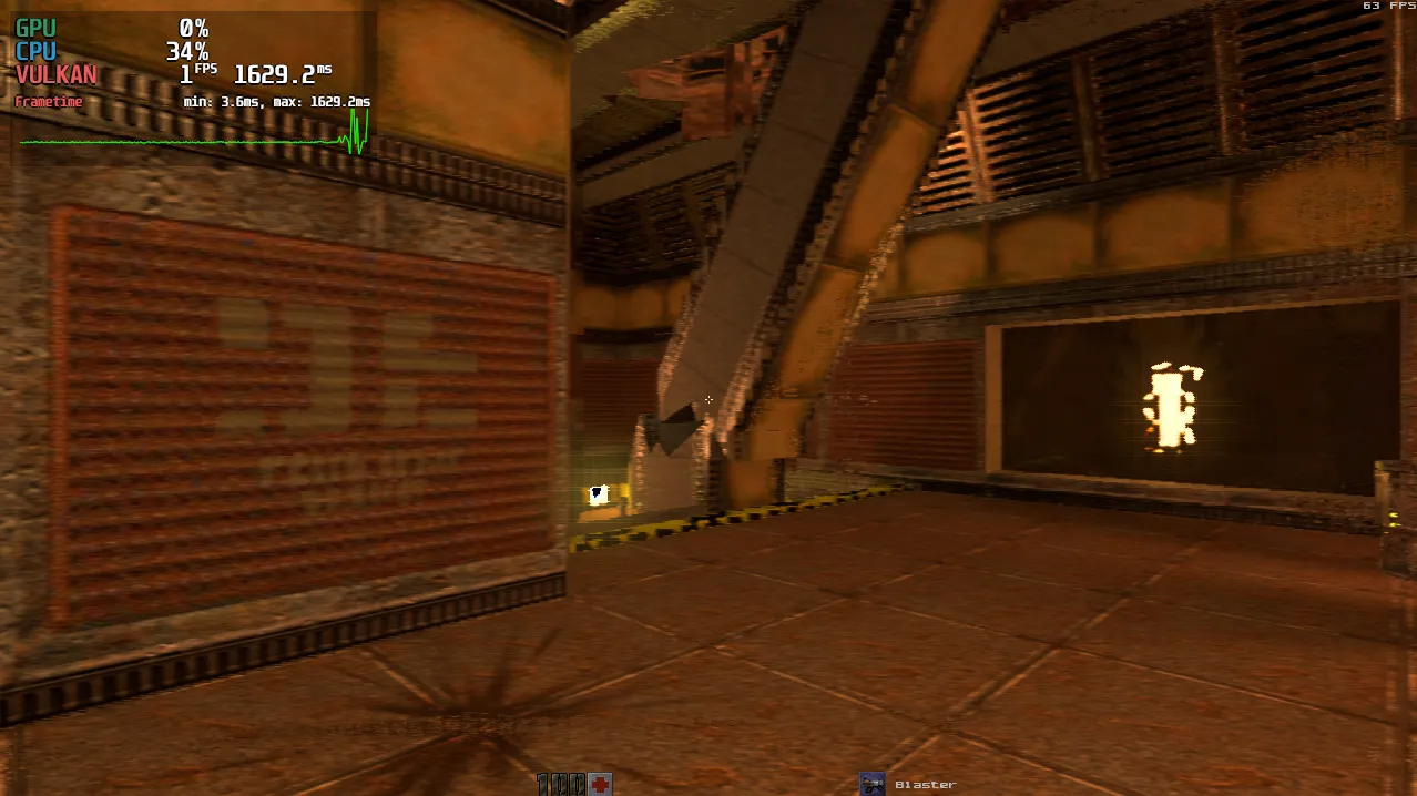 Quake 2 com Ray tracing via CPU.