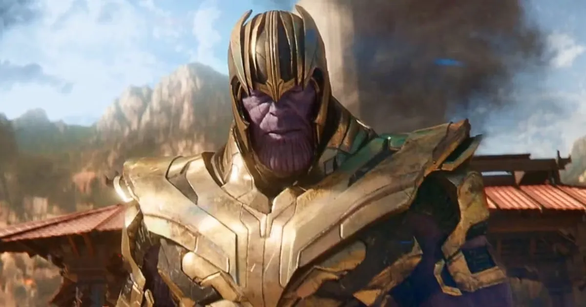 Thanos em sua armadura (Créditos Marvel).