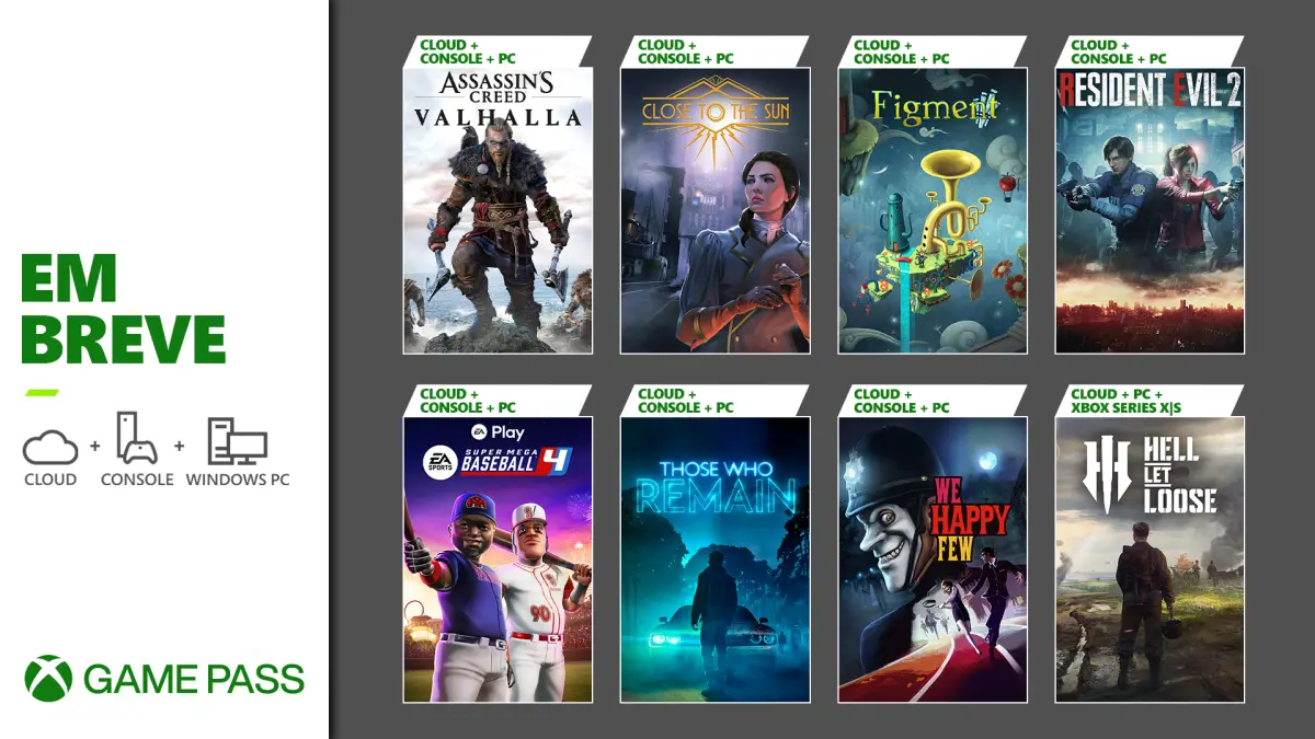 Xbox Game Pass Jogos - Janeiro