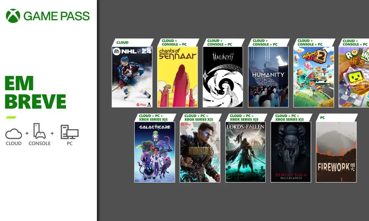 Xbox Game Pass e as adições para maio de 2024.
