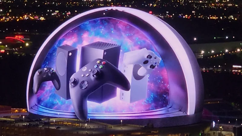 Xbox na Las Vegas Sphere: Marketing Espetacular, Confira