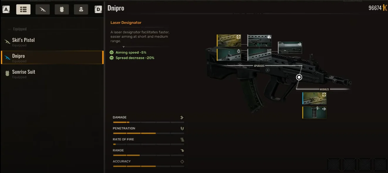 personalização de arma em STALKER 2